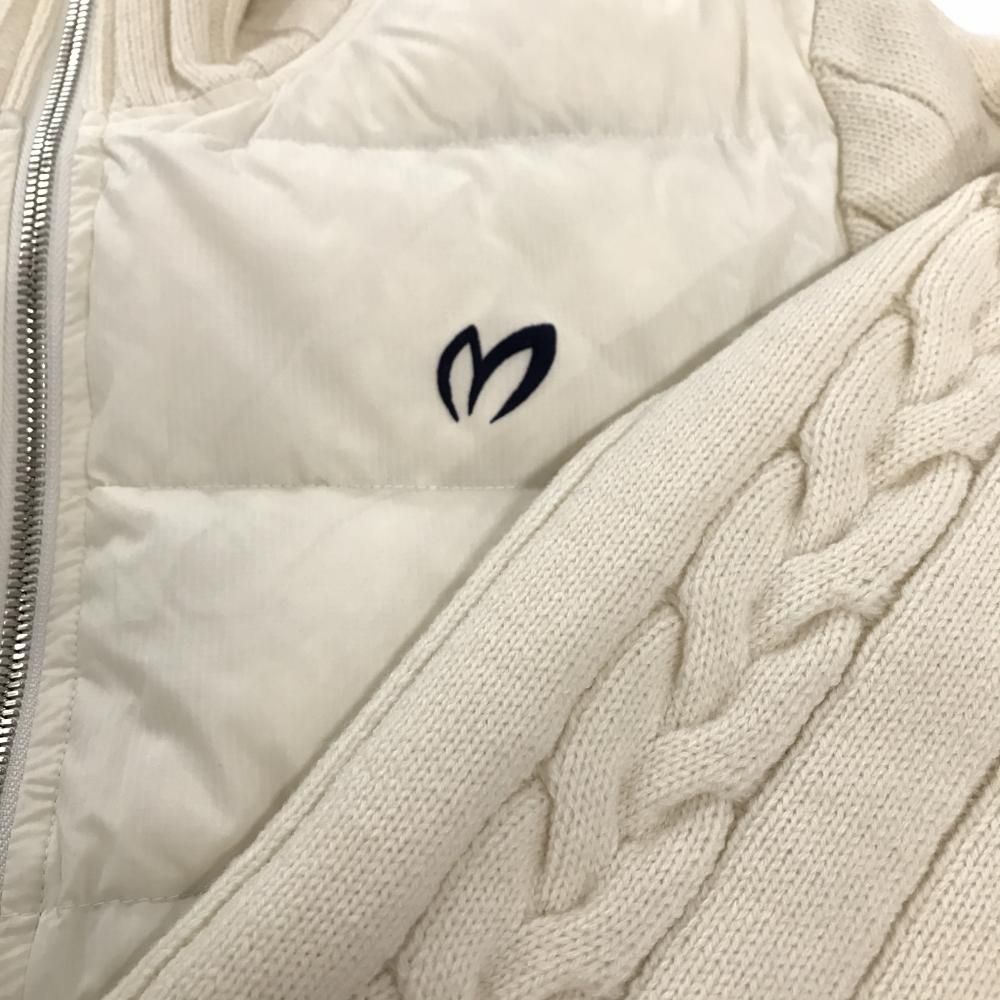 マスターバニー ダウンジャケット アイボリー 袖ニット メンズ 5 L ゴルフウェア MASTER BUNNY EDITION LLC-HASEGAWATOSO_COM