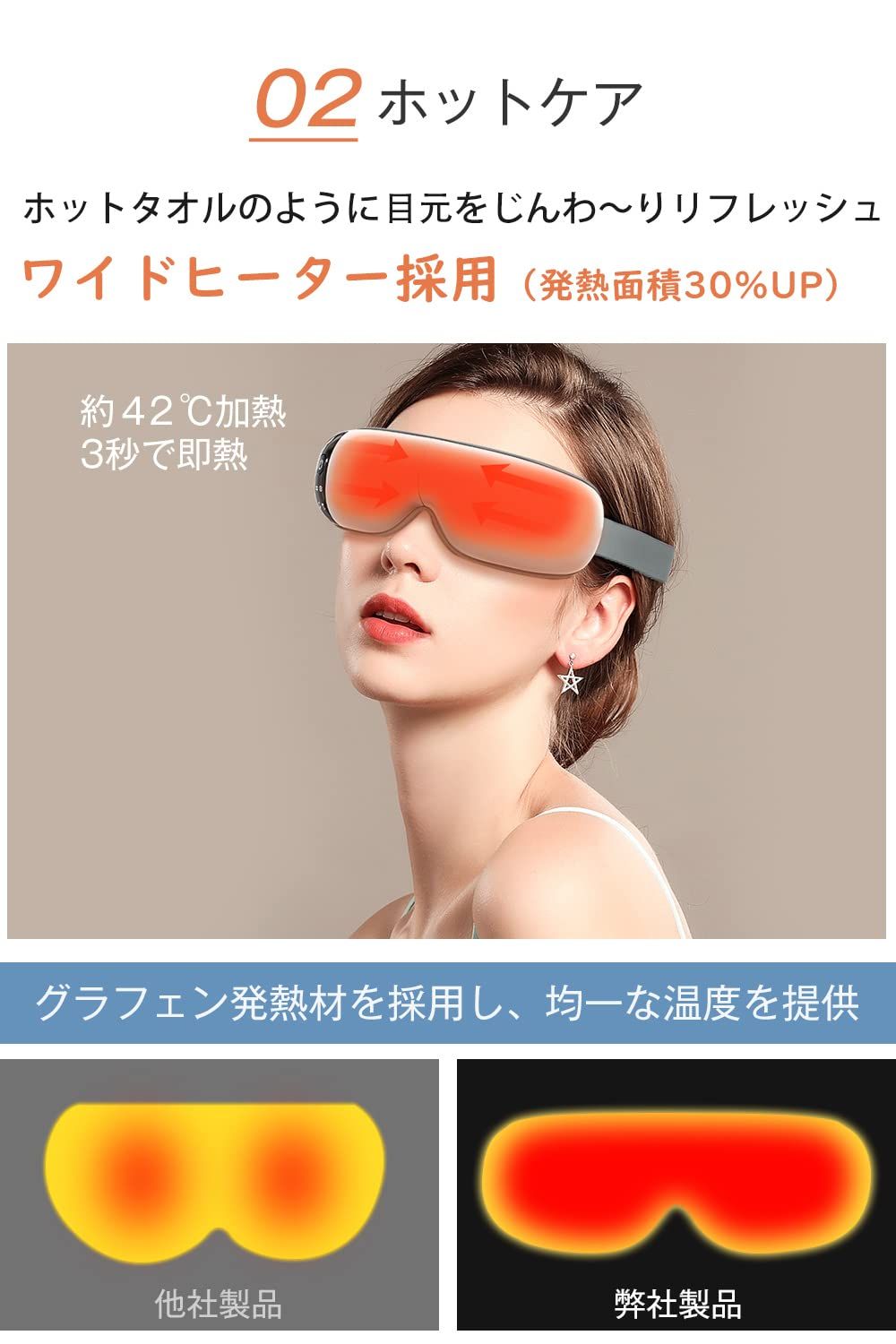 目元エステ Bluetooth音楽