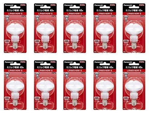 パナソニック ミニレフ電球 100 V 40 W E 17口金 50ミリ径 _set セット