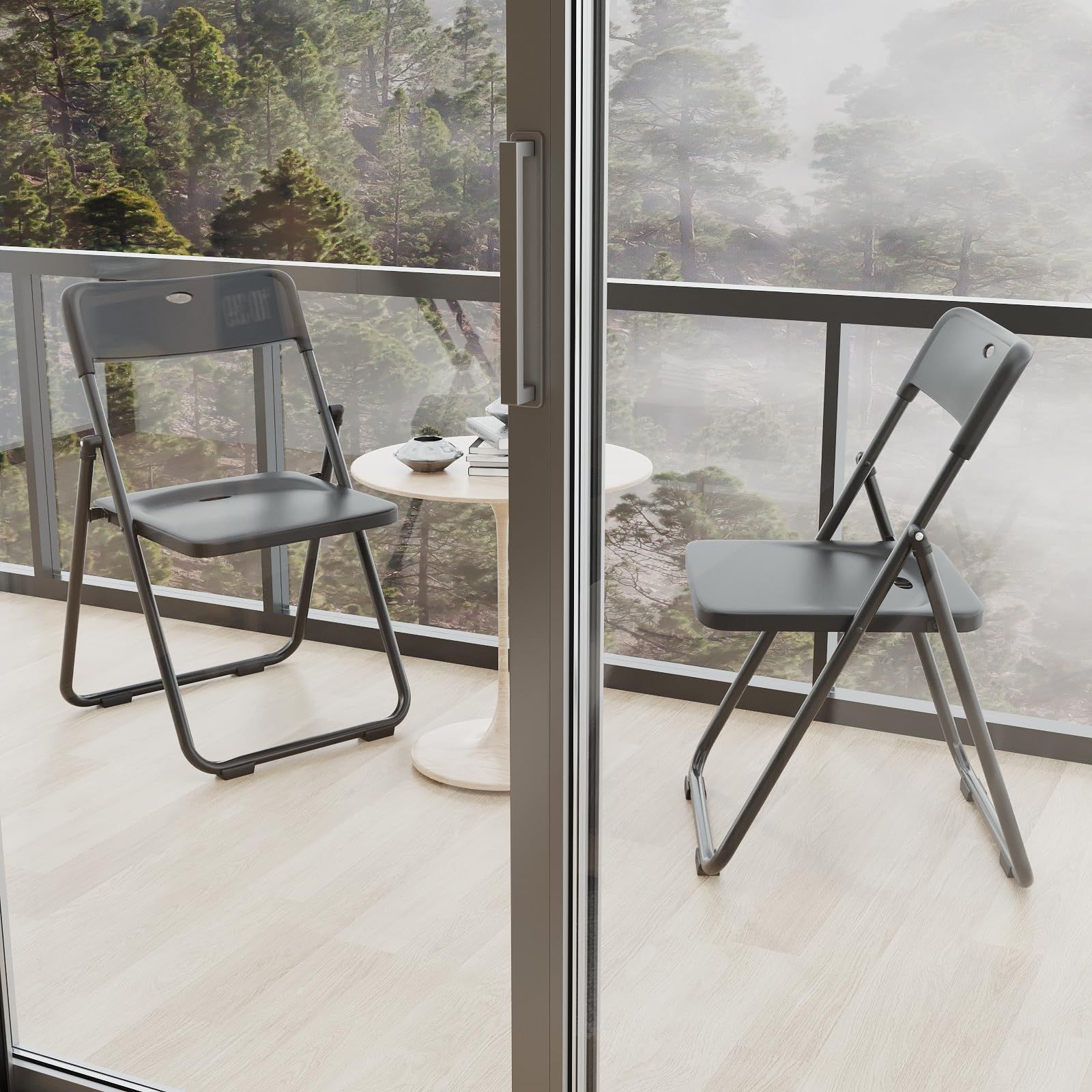 パイプ椅子 折りたたみパイプ椅子 会議イスミーティングチェア 会議用チェア 6 個セット 折り畳み収納で省スペース 安定した承重 アーク形背もたれ 広座面快適 防水防潮 クリーニング簡単 会議室 イベント会場 多シーン対応 42 39 78 cm ブ