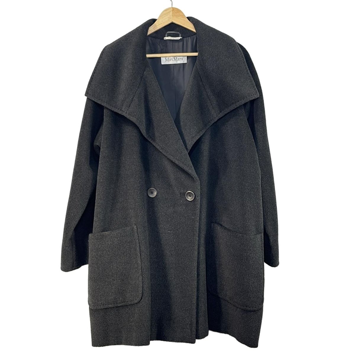 Max Mara マックスマーラ コート サイズ40 J レディース - ダークグレー 長袖 カシミヤ混 冬