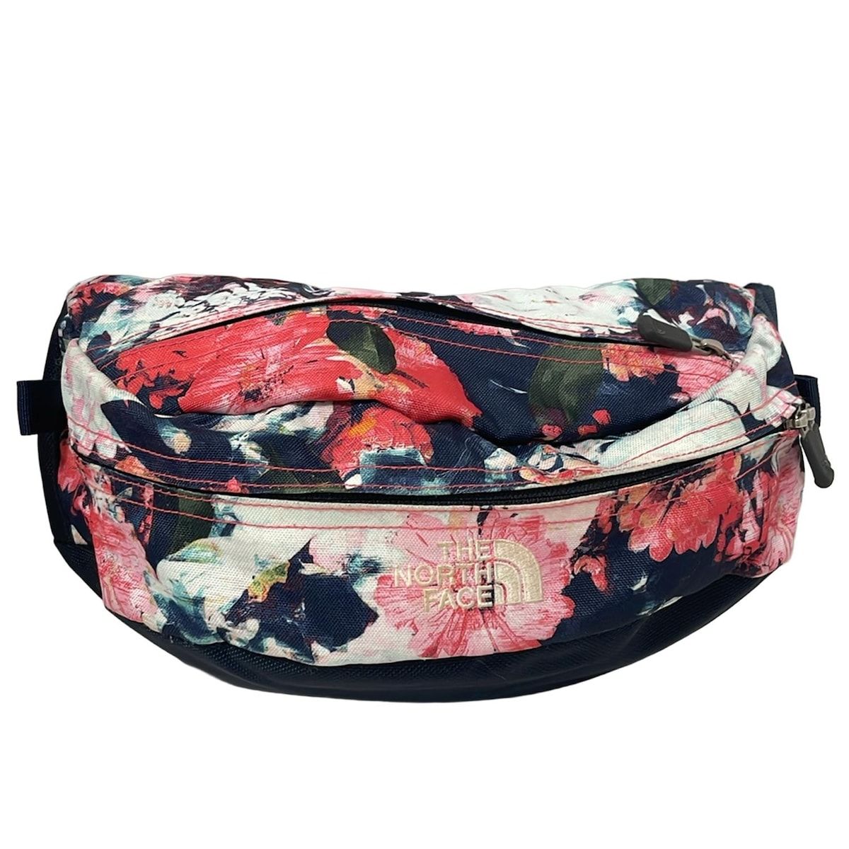 THE NORTH FACE ノースフェイス ウエストポーチ - NM71801 ダークネイビー×ピンク×マルチ 花柄
