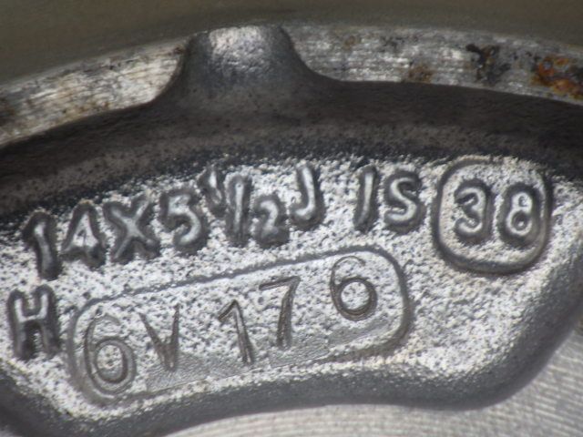 3025 B BS ECO FORME SE-12 ホイール 14x5.5J 4穴 PCD100 38 4本 BRIGHTFACE_UK