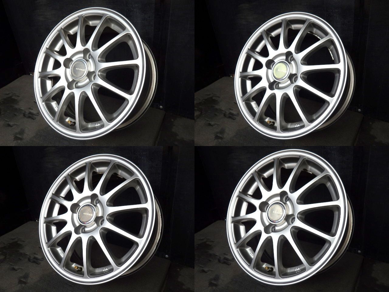 3025 B BS ECO FORME SE-12 ホイール 14x5.5J 4穴 PCD100 38 4本