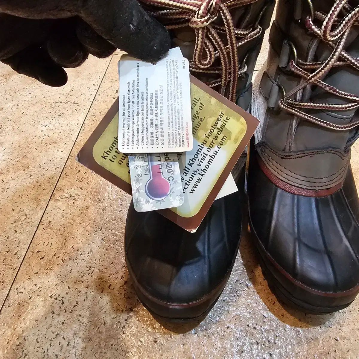 Khombu 콤부 レディース 防寒ブーツ ファーブーツ