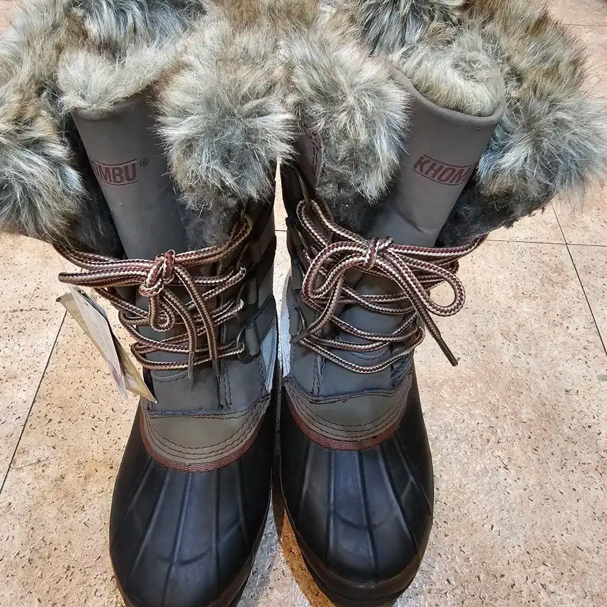 Khombu 콤부 レディース 防寒ブーツ ファーブーツ