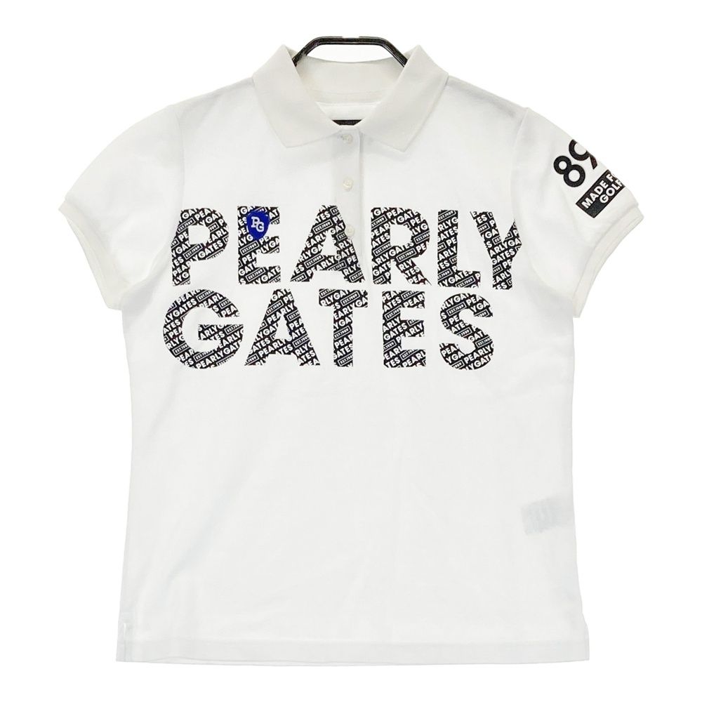 ○★新品未使用　PEARLY GATES　ロゴ 長袖ポロシャツ　4　ホワイト 楽天市場】長袖 ポロシャツ（ブランドパーリーゲイツ）の通販
