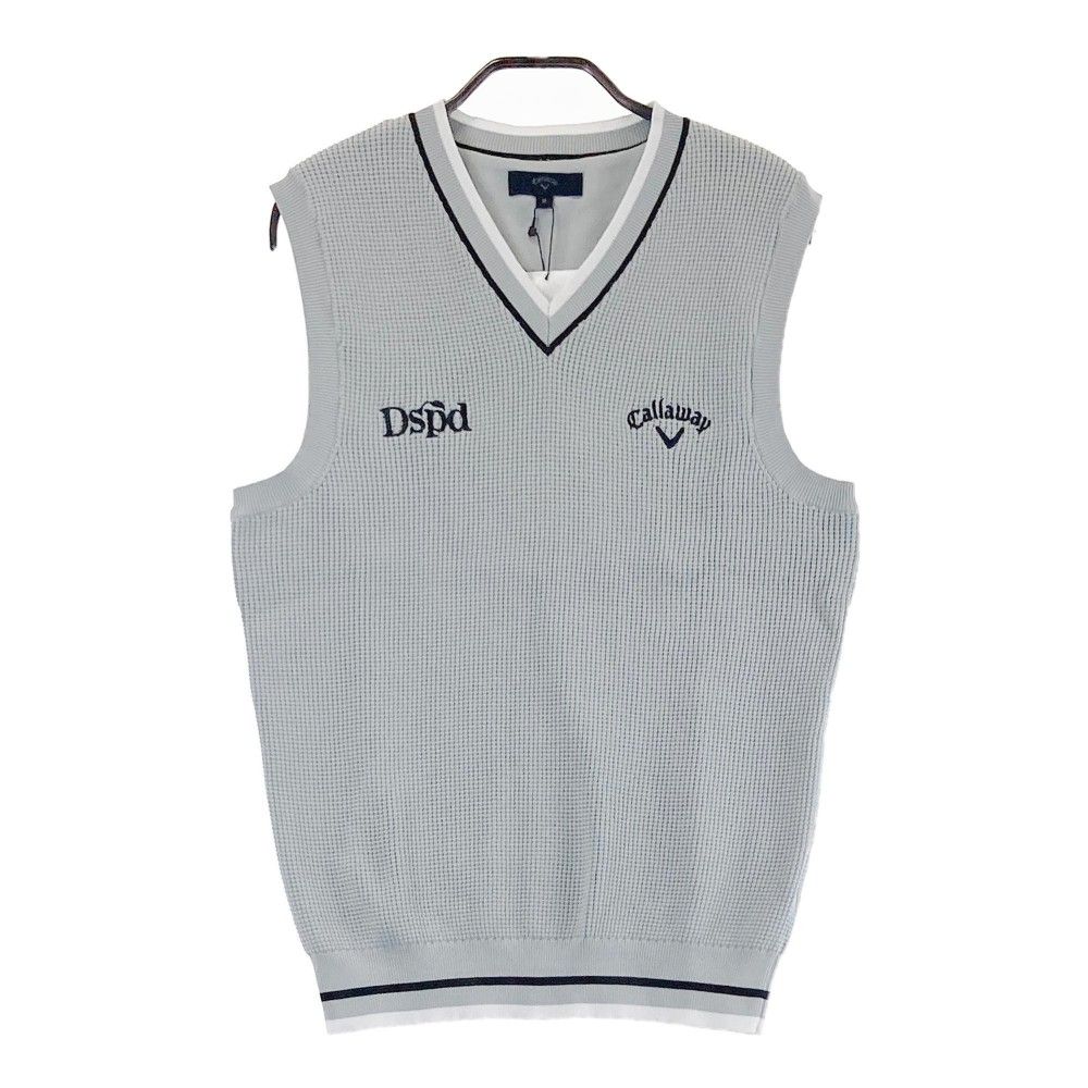 サイズ M CALLAWAY キャロウェイ ニットベスト グレー系 240101437436 ゴルフウェア メンズ ストスト