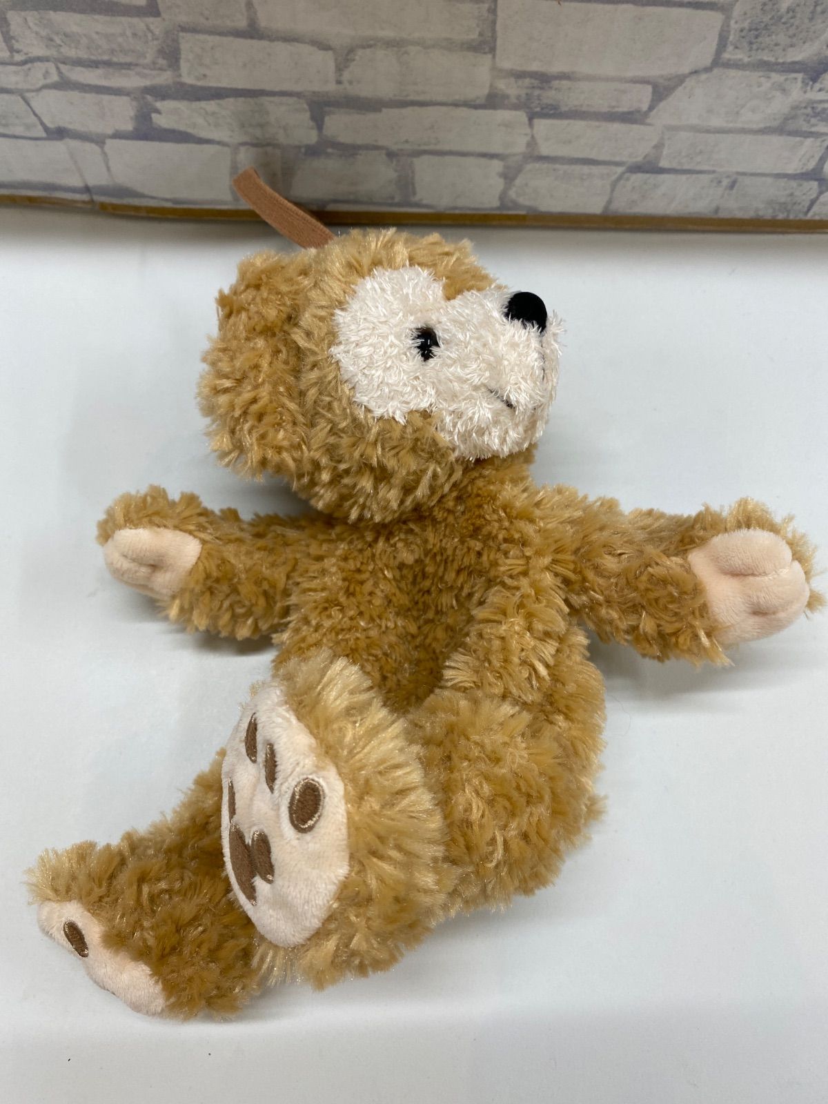 【中古】ダッフィーぬいぐるみ V1-46】◇ ダッフィー Duffy チャック付き ぬいぐるみ ディズニー 中古