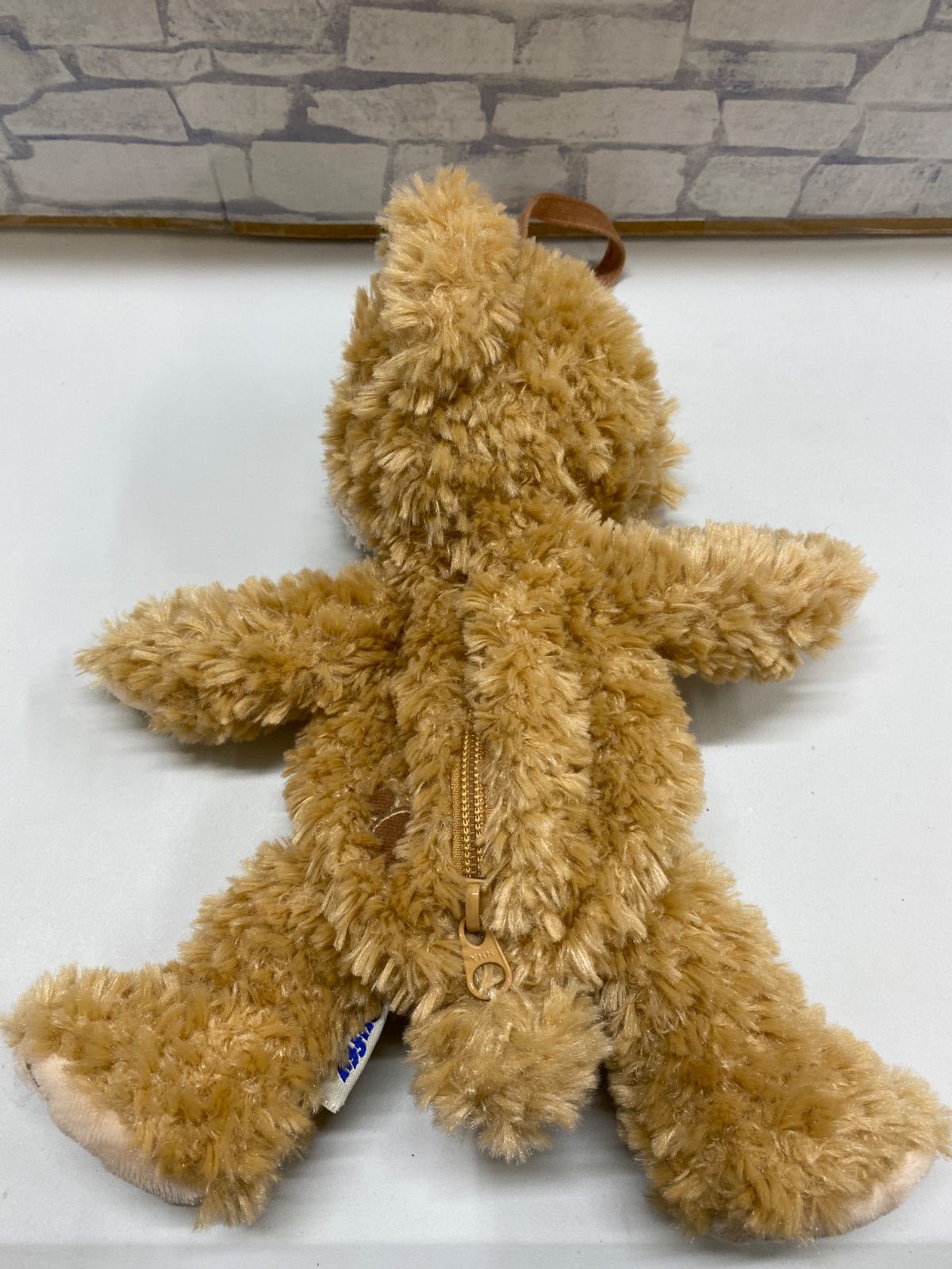 V1-46】◇ ダッフィー Duffy チャック付き ぬいぐるみ ディズニー 中古