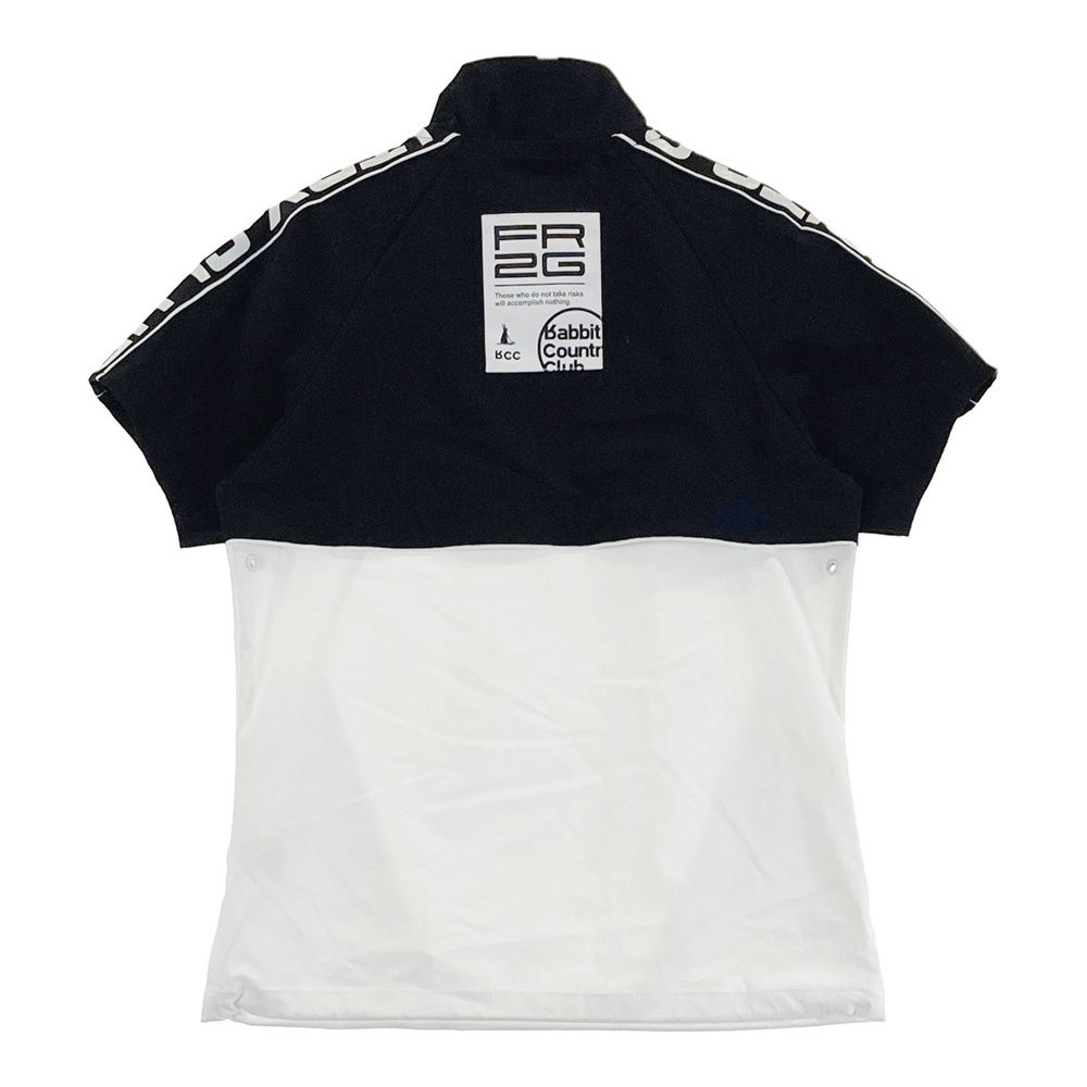 サイズ S FR2 GOLF エフアールツーゴルフ ハーフジップ 半袖Tシャツ ブラック系 240101527238 ゴルフウェア レディース ストスト