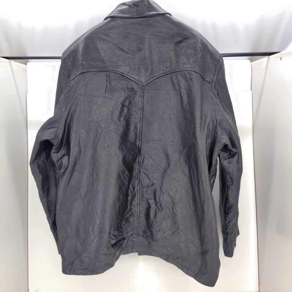 05w16530 MDK レザーカーコート ブラック XXL メンズ アウター 品