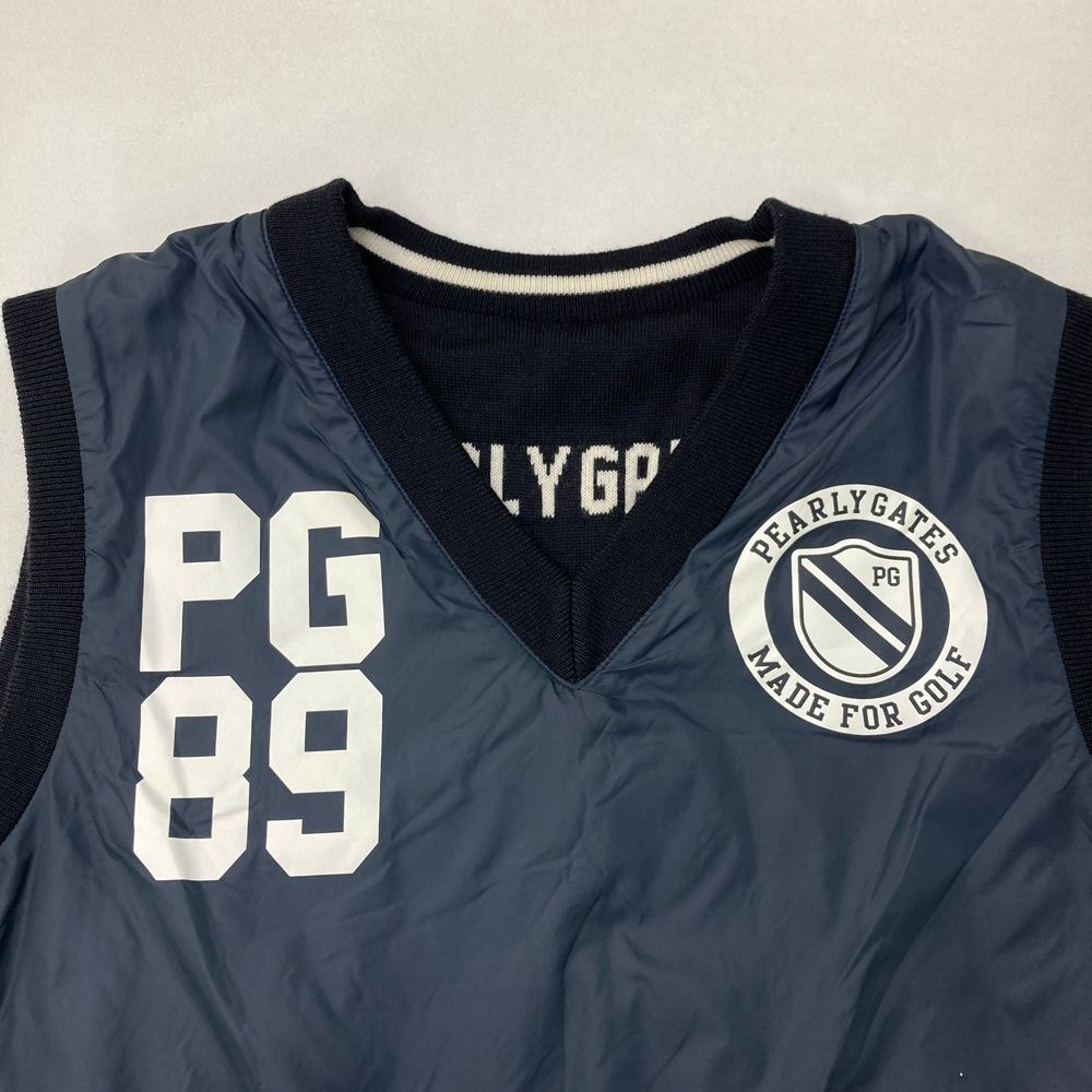 サイズ： PEARLY GATES パーリーゲイツ リバーシブル Vネック ニット