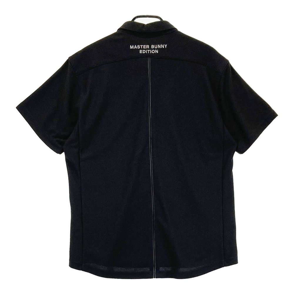 サイズ 7 MASTER BUNNY EDITION マスターバニーエディション 半袖ポロシャツ ブラック系 240101549532 ゴルフウェア メンズ ストスト