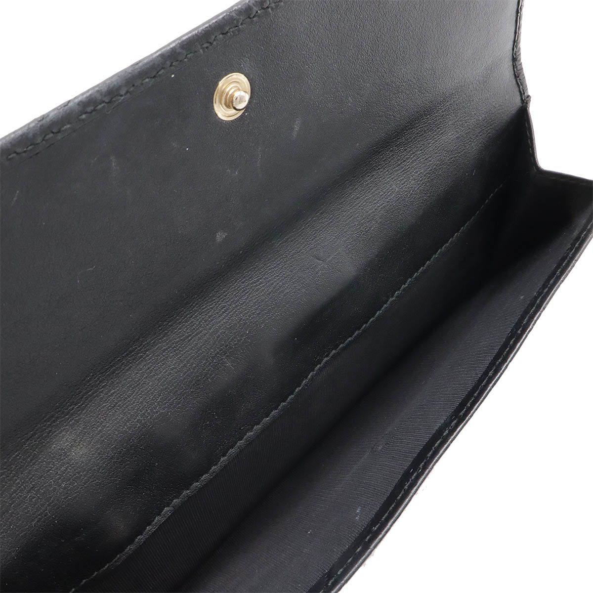 GUCCI グッチ マイクログッチシマ 2つ折長財布 二つ折り長財布 レザー