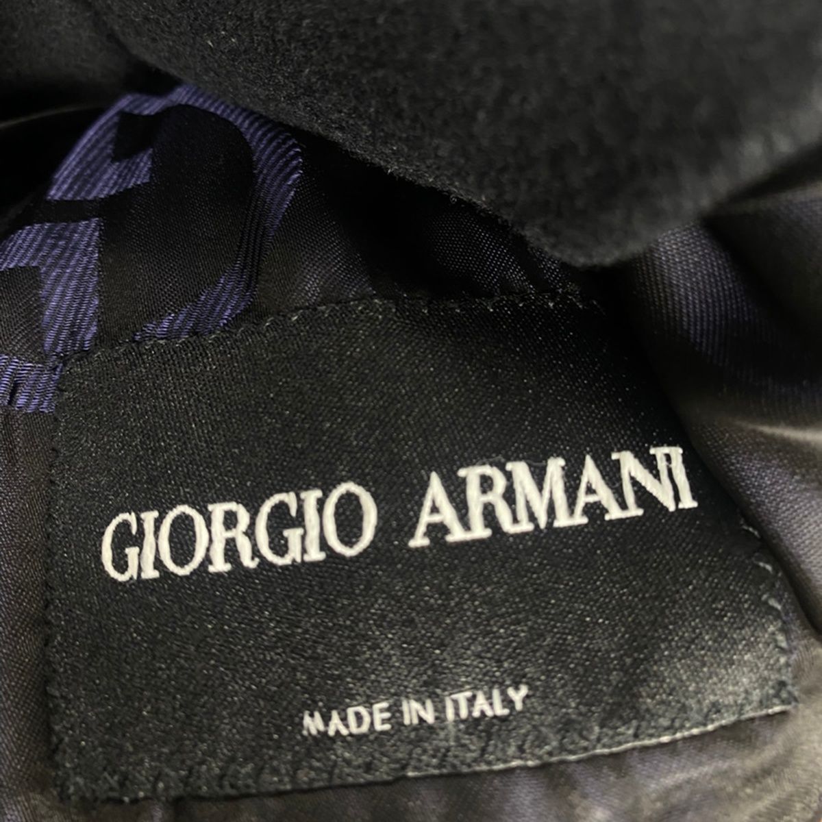 GIORGIO ARMANI ジョルジオアルマーニ カシミヤ混ウールダブル