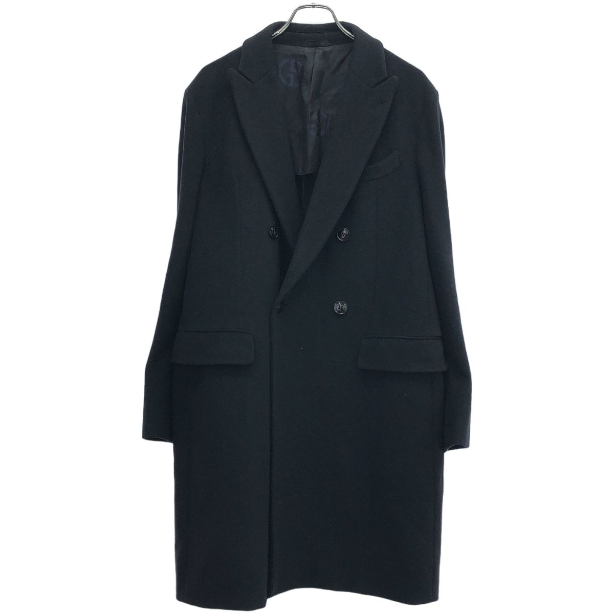 GIORGIO ARMANI ダークグレー ダブルコート GIORGIO ARMANI