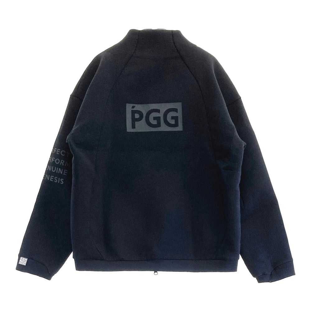 サイズ 4 PGG PEARLY GATES パーリーゲイツ モデル ジップジャケット ストライプ柄 ネイビー系 240101550635 ゴルフウェア メンズ ストスト
