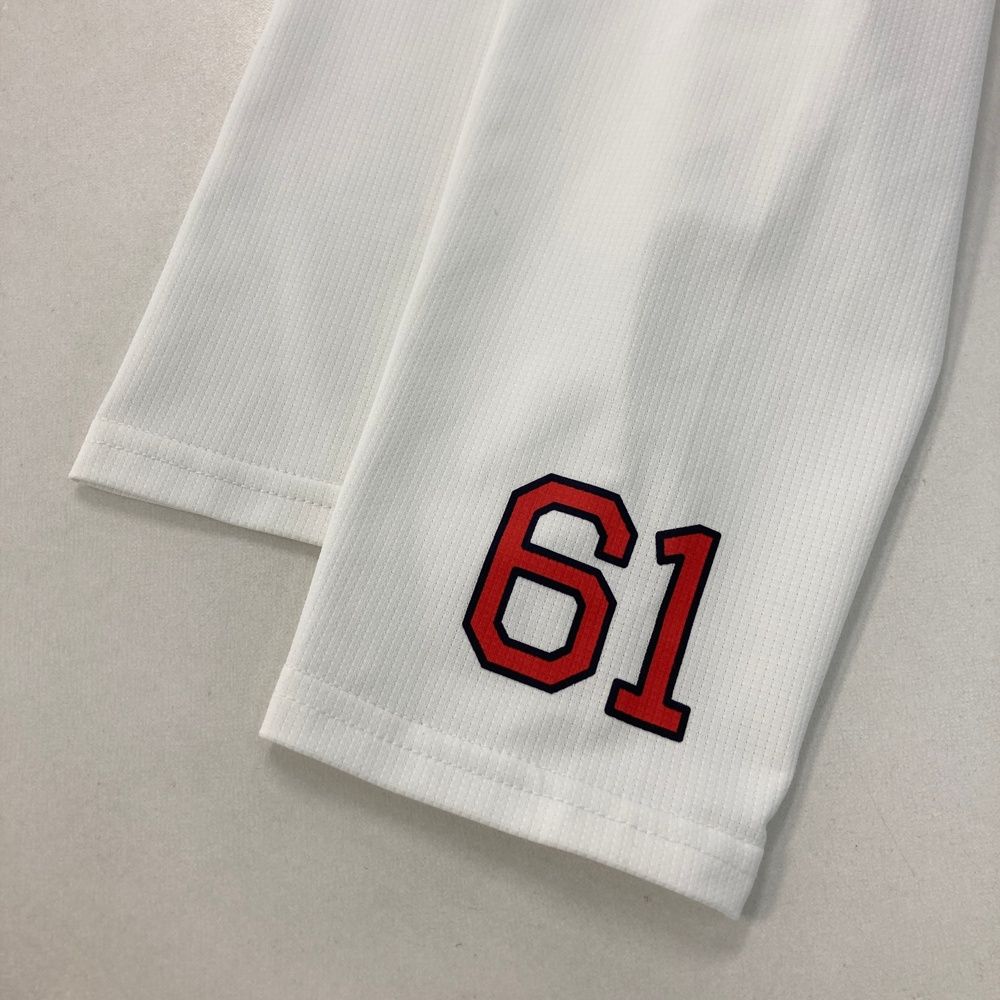 サイズ L ROUGH-SWELL ラフアンドスウェル 長袖モックネックTシャツ ホワイト系 240101550694 ゴルフウェア メンズ ストスト LLC-HASEGAWATOSO_COM