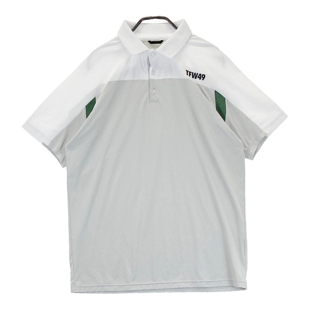 サイズ L TFW49 ティーエフダブリューフォーティーナイン 半袖ポロシャツ グリーン系 240101550825 ゴルフウェア メンズ ストスト