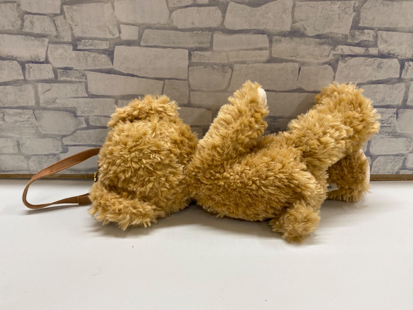 V1-46】◇ ダッフィー Duffy チャック付き ぬいぐるみ ディズニー 中古