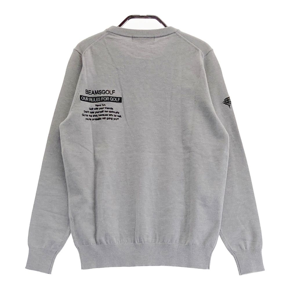 サイズ M BEAMS GOLF ビームスゴルフ ニットセーター グレー系 241003000453 ゴルフウェア レディース ストスト