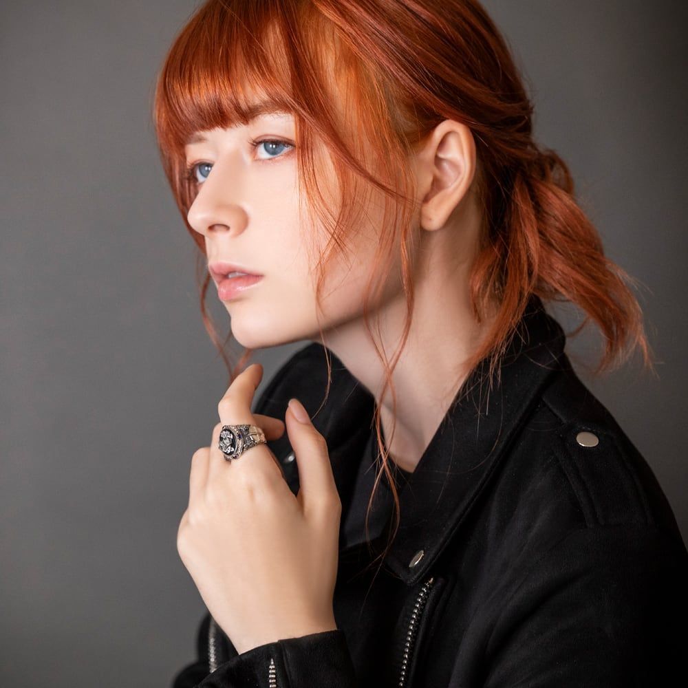 黒薔薇リング アルテミスキングス