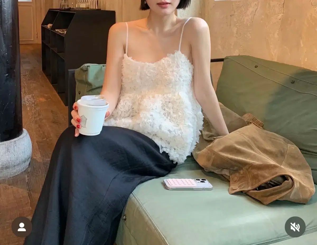 LOAR ラビス DINT フラワー ビスチェ ブラウス 55-66