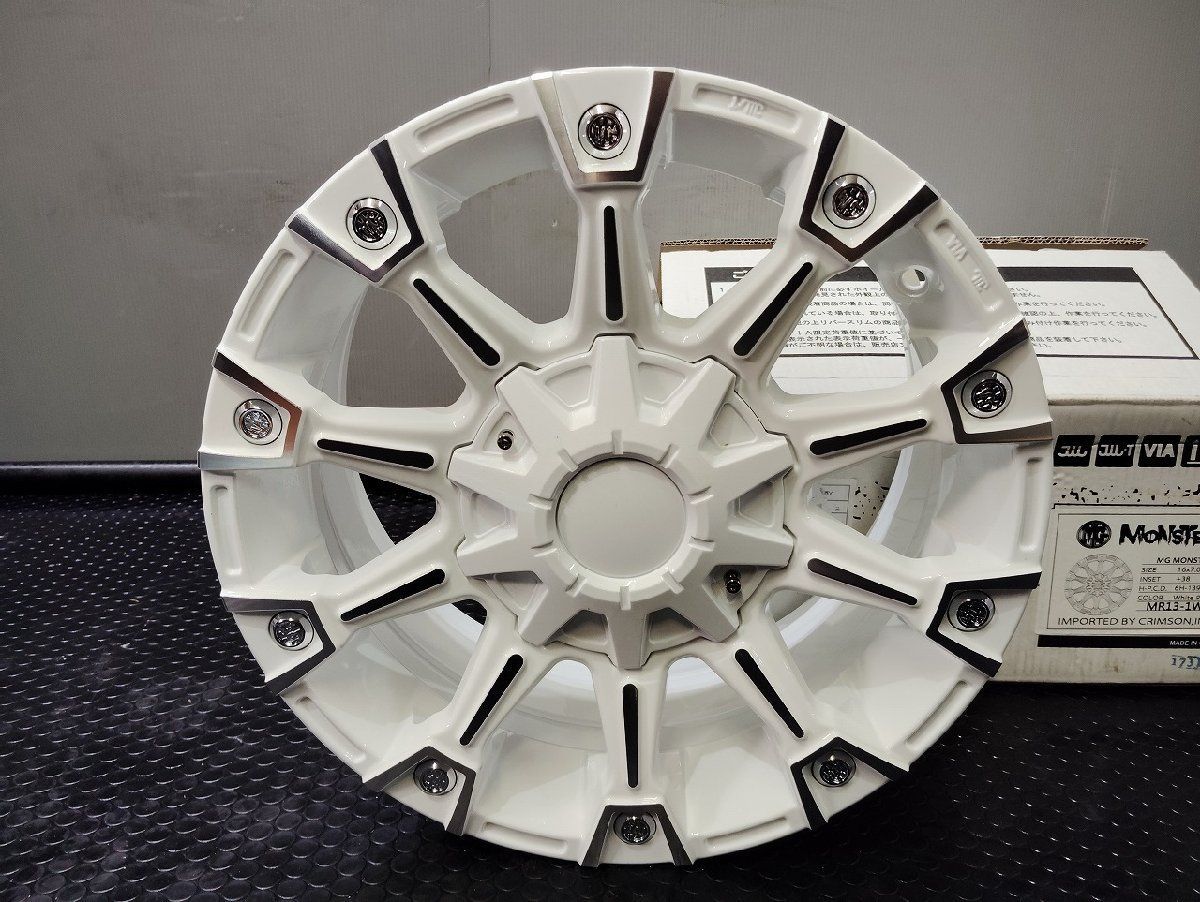 CRIMSON MG MONSTER クリムソン 社外ホイール 16インチ 4本 7 38 ハイエース キャラバン等 VHZ 314