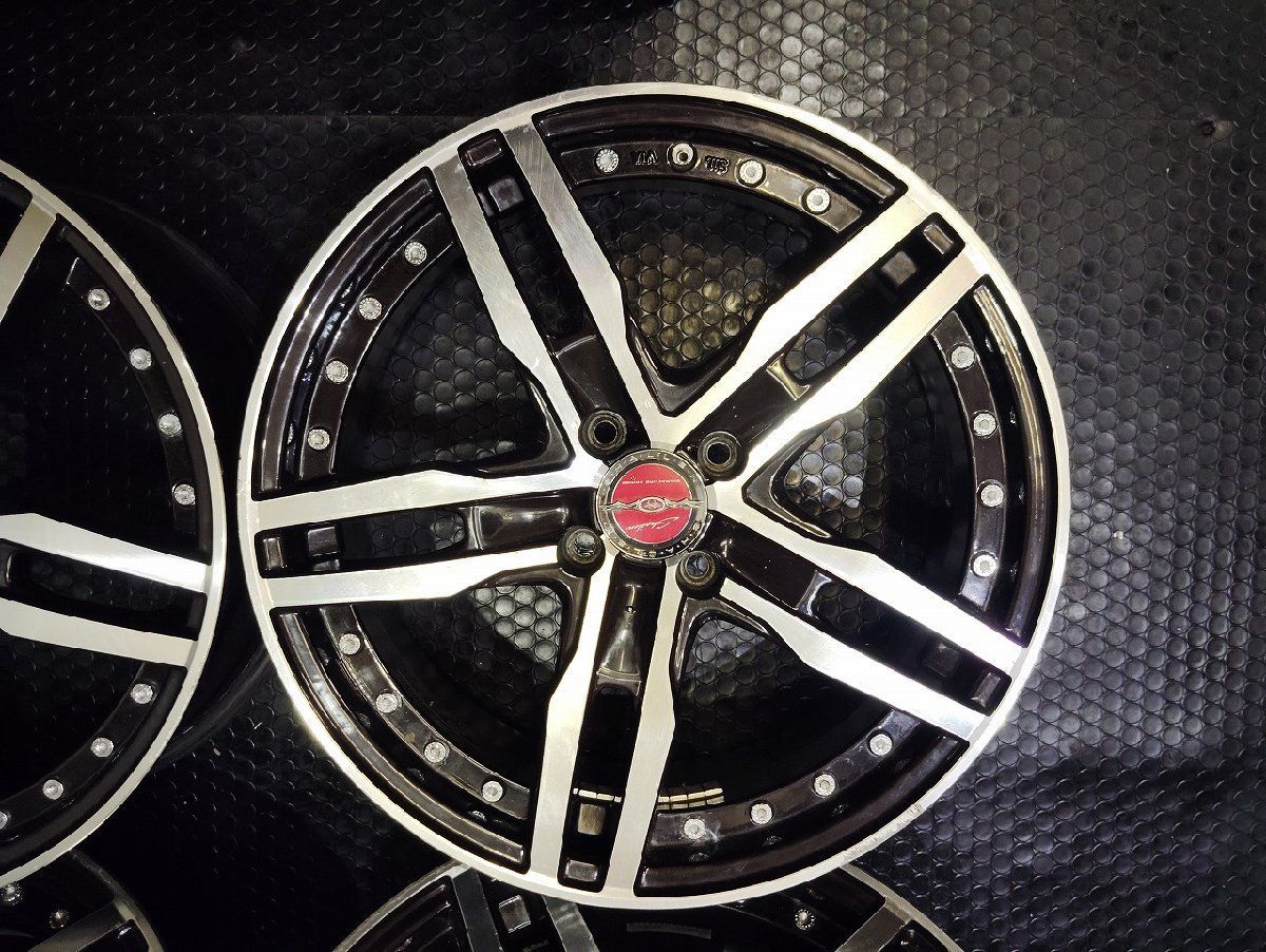 共豊 SHALLEN XF 55 シャレン 社外ホイール 17インチ 4本 6 45 ヴィッツ フィット アクア等 VHG 520