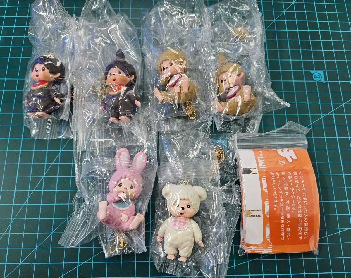 モンチッチ マスコット チェーン キーホルダー ガチャ セット