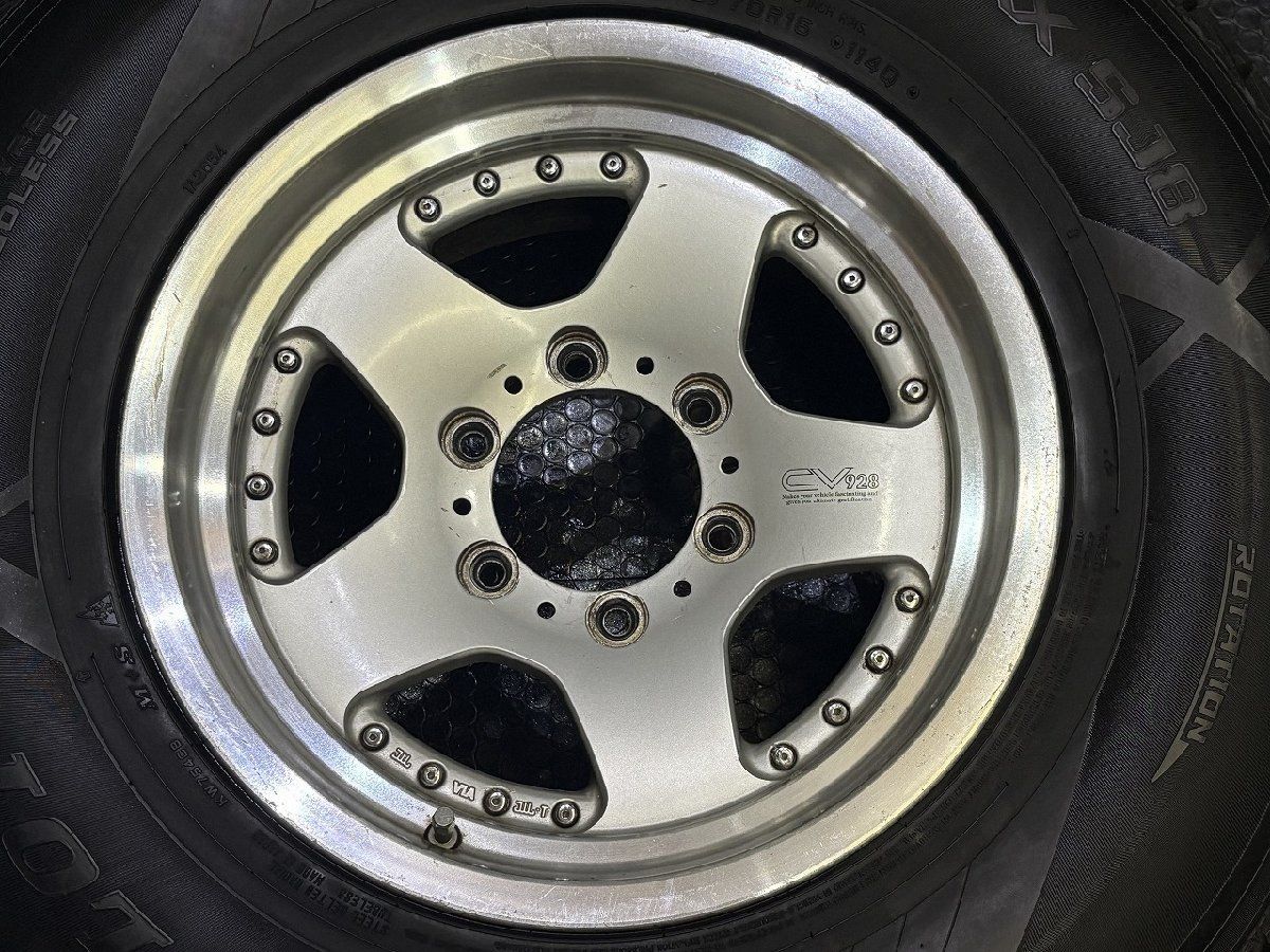 DL SJ 8 275 70 R 16 スタッドレス BS CV 928 16インチ 7 10 21年製 バリ溝 ハイラックスサーフ 90プラド等 KTS 339