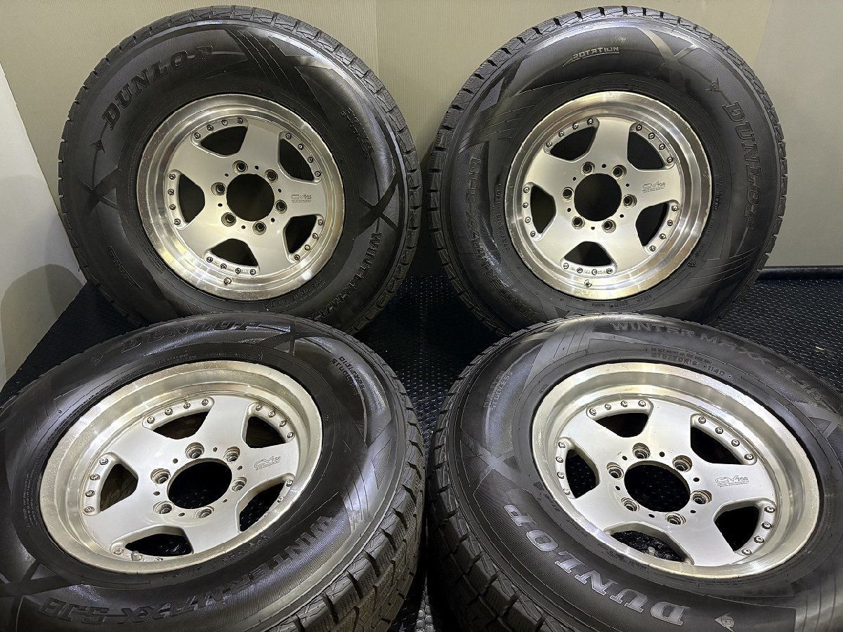 DL SJ 8 275 70 R 16 スタッドレス BS CV 928 16インチ 7 10 21年製 バリ溝 ハイラックスサーフ 90プラド等 KTS 339