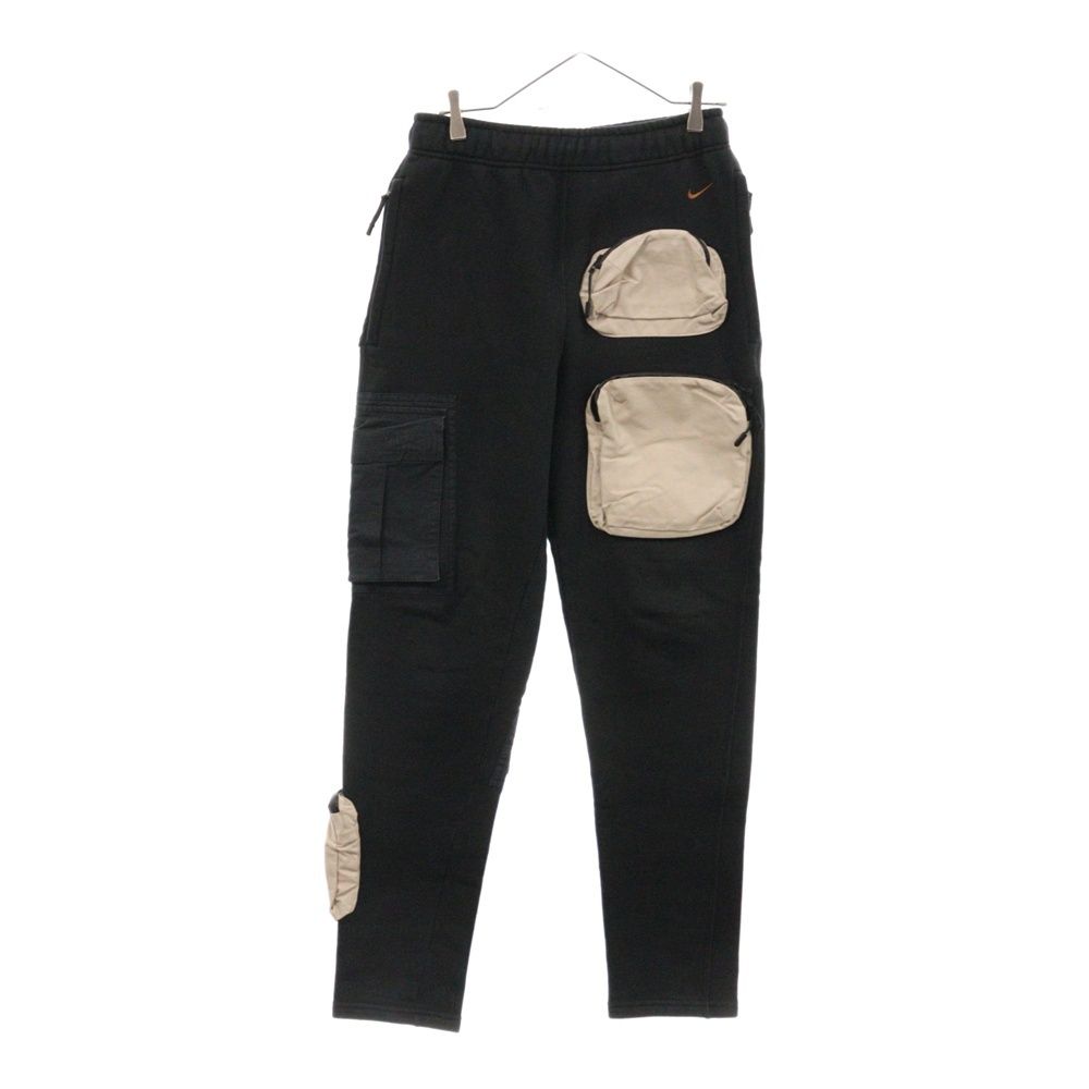 NIKE ナイキ ×TRAVIS SCOTT NRG AG UTILITY SWEAT PANT ユーティリティ マルチポケット スウェットパンツ ボトムス ブラック