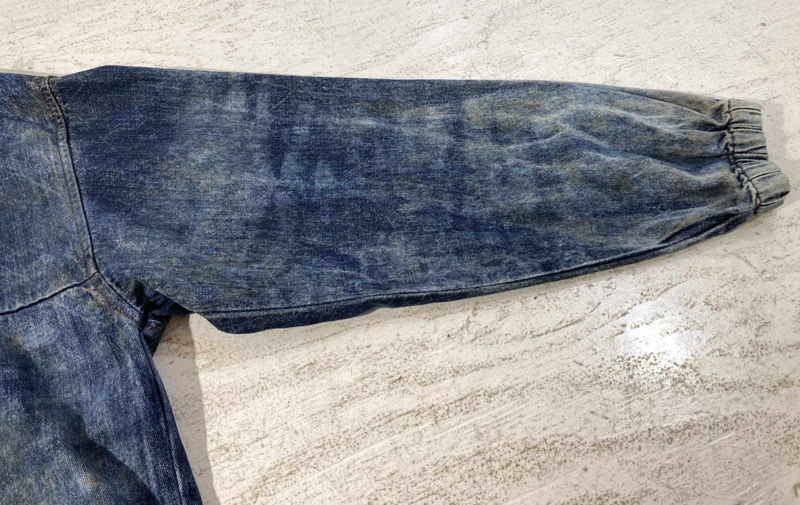 紫波75-2-1104st DIESEL ディーゼル D-FLOW-FSE ダート加工デニムプルオーバー アノラック デニムジャケット M メンズ KANDAIZUMI_COM