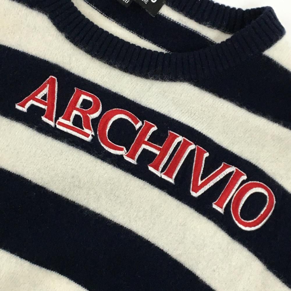 ボーダー カシミヤ100％