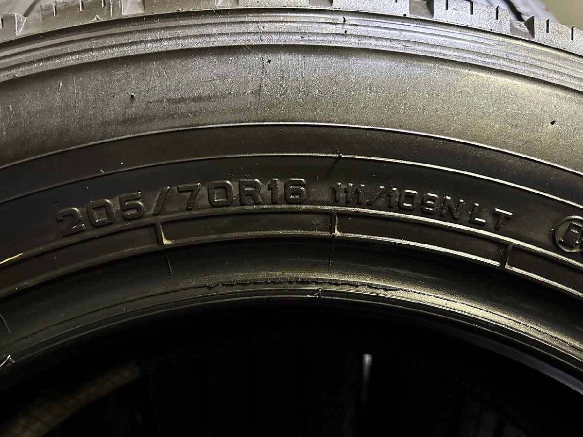  DUNLOP ENASAVE SPLT 50 M 205 70 R 16 111 109 N LT 16インチ ライトトラック用 夏タイヤ 4本 21年製 バリ溝 キャンター エルフ等 KTS 338 16インチ サマータイヤ ノーマルタイヤ