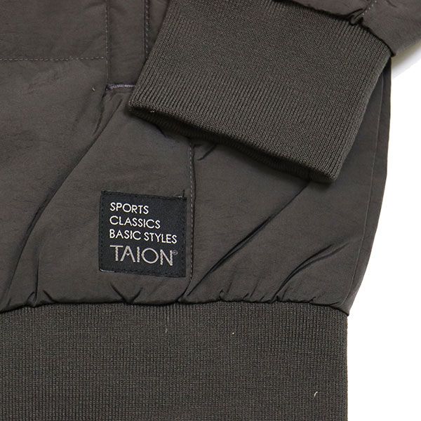 TAION タイオン 111BSC SC STUDIUM DOWN JKT スポーツクラシック ダウンスタジアムジャンパー TA035 D.CHARCOAL S KANDAIZUMI_COM