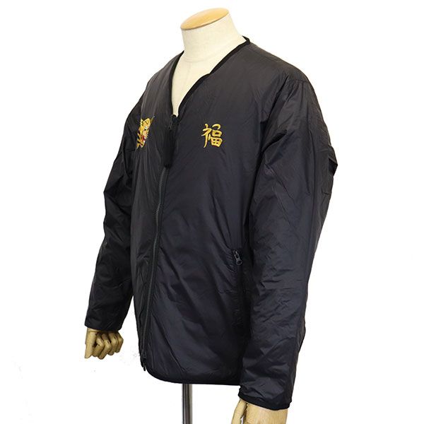 TAION タイオン JK03JS ジャパン リバーシブル ベトジャン ダウンジャケット TA036 BLACK L