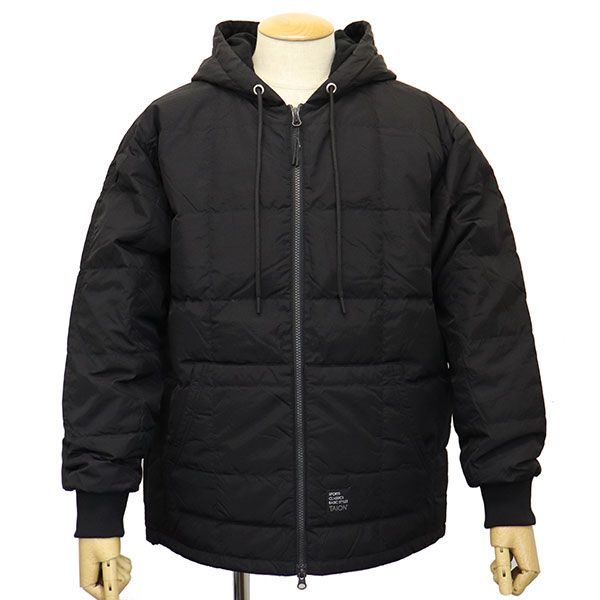 TAION タイオン 106WZSC スポーツクラシック フロントジップ ダウンパーカー TA033 BLACK L