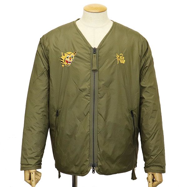 TAION タイオン JK03JS ジャパン リバーシブル ベトジャン ダウンジャケット TA036 OLIVE XL