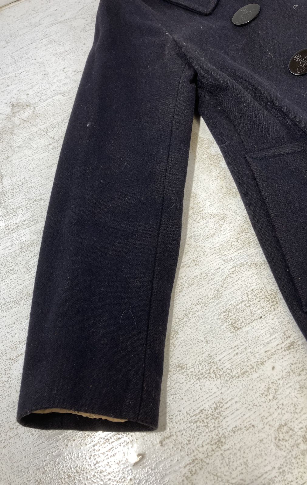 紫波77-1-1104st Vivienne Westwood MAN LONDON ヴィヴィアンウエストウッド ピーコート レディース