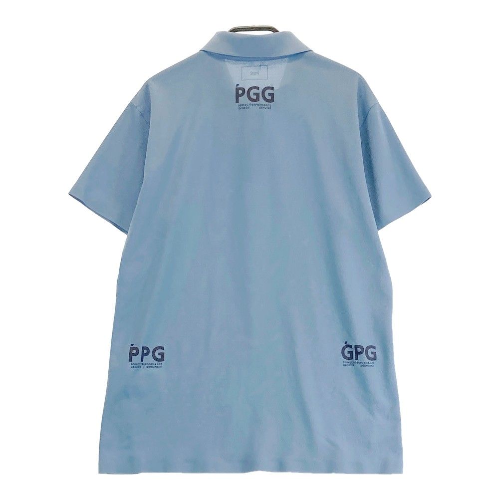 サイズ 5 PGG PEARLY GATES パーリーゲイツ モデル 半袖ポロシャツ ブルー系 240101148253 ゴルフウェア メンズ ストスト