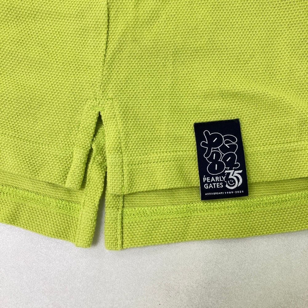 サイズ 6 PEARLY GATES パーリーゲイツ 35周年 半袖ポロシャツ グリーン系 240101257173 ゴルフウェア メンズ ストスト LLC-HASEGAWATOSO_COM