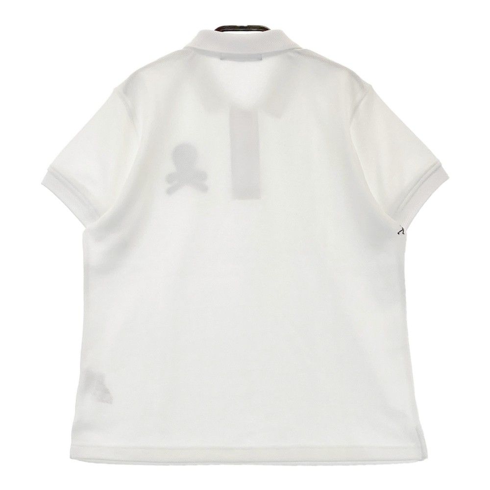 サイズ 40 MARK-LONA マークアンドロナ 半袖ポロシャツ スカル ホワイト系 240101293424 ゴルフウェア レディース ストスト