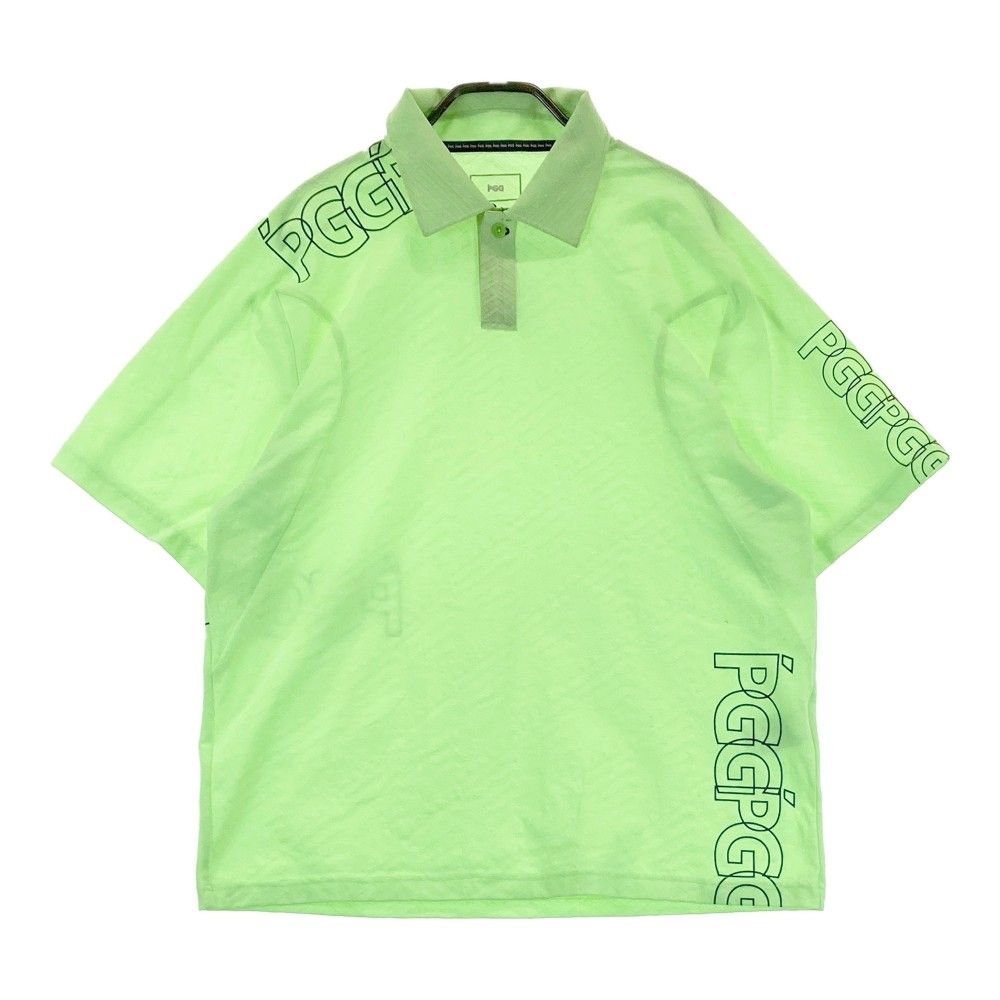 サイズ 4 PGG PEARLY GATES パーリーゲイツ モデル 半袖ポロシャツ グリーン系 240101316574 ゴルフウェア メンズ ストスト