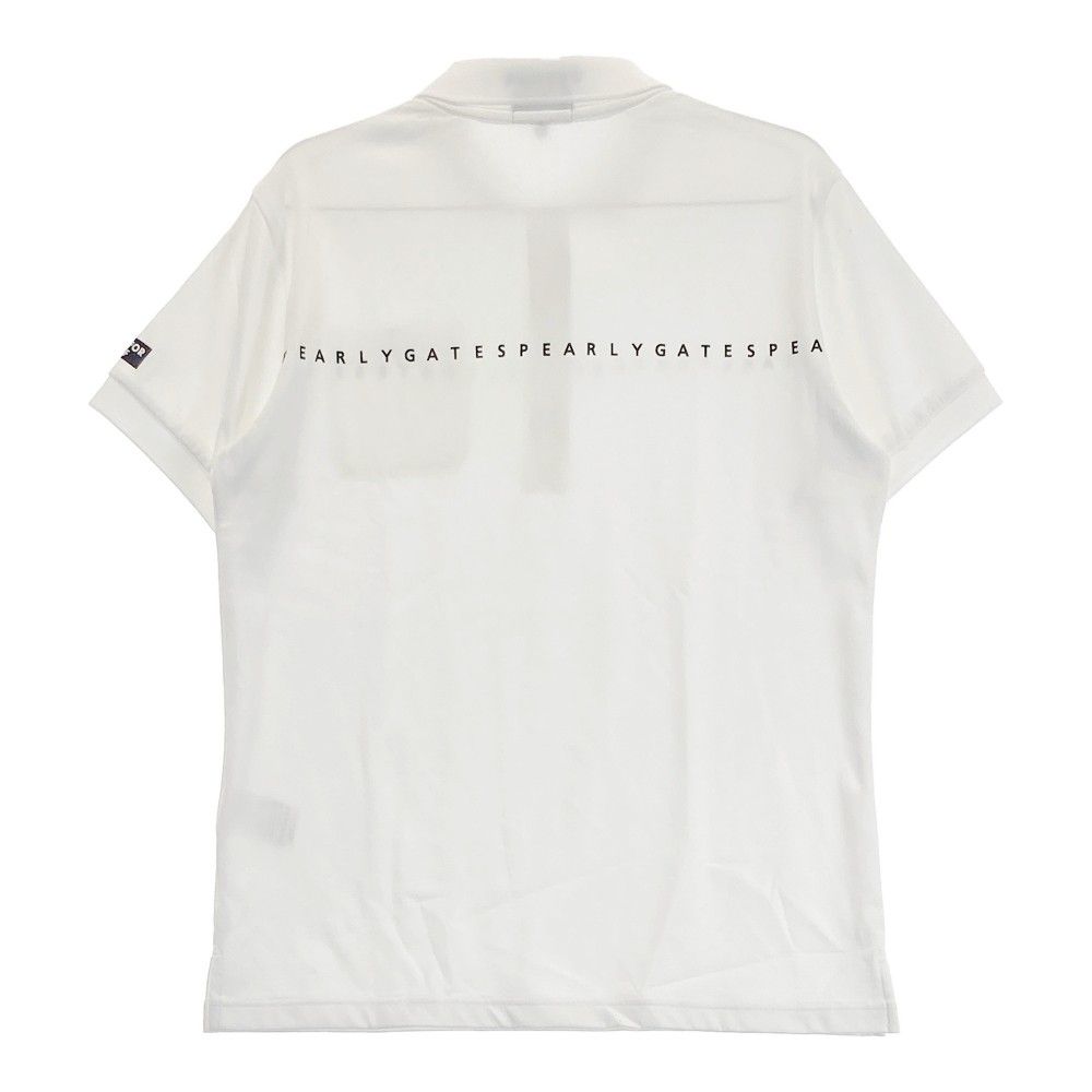 サイズ 4 PEARLY GATES パーリーゲイツ モデル 半袖ポロシャツ ホワイト系 240101326168 ゴルフウェア メンズ ストスト