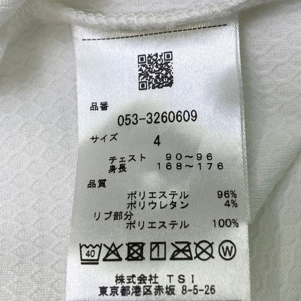 サイズ 4 PEARLY GATES パーリーゲイツ モデル 半袖ポロシャツ ホワイト系 240101326168 ゴルフウェア メンズ ストスト LLC-HASEGAWATOSO_COM