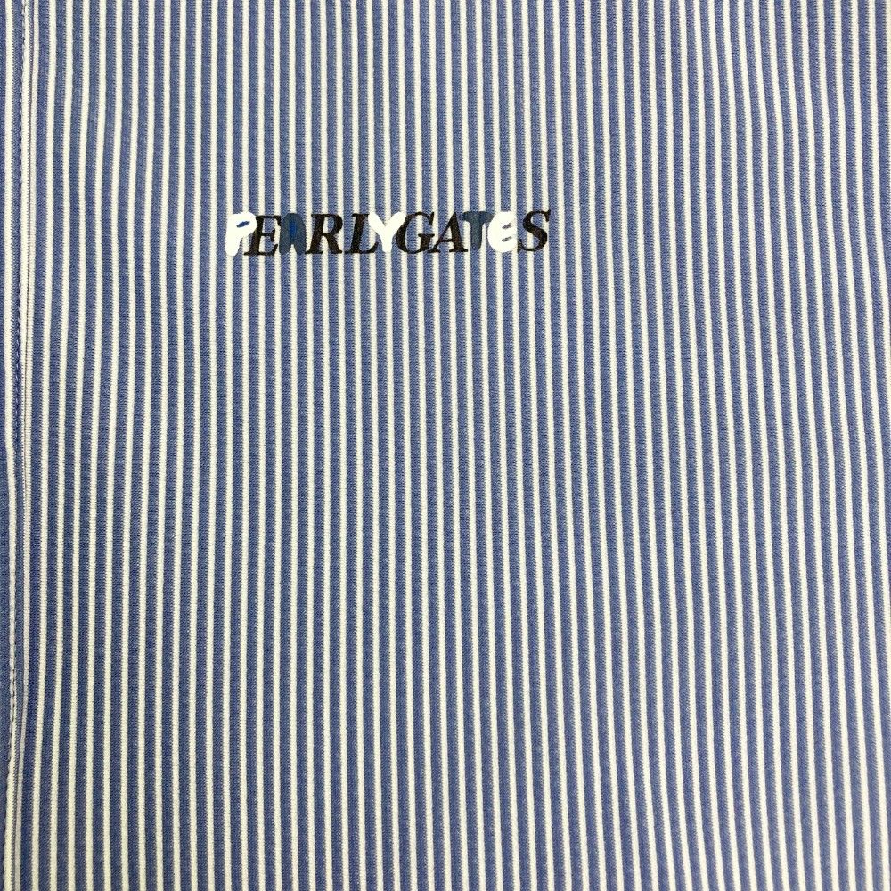 PEARLY GATES ストライプ ゴルフシャツ サイズ4 サイズ：4 PEARLY GATES パーリーゲイツ 2024年モデル 半袖ポロシャツ