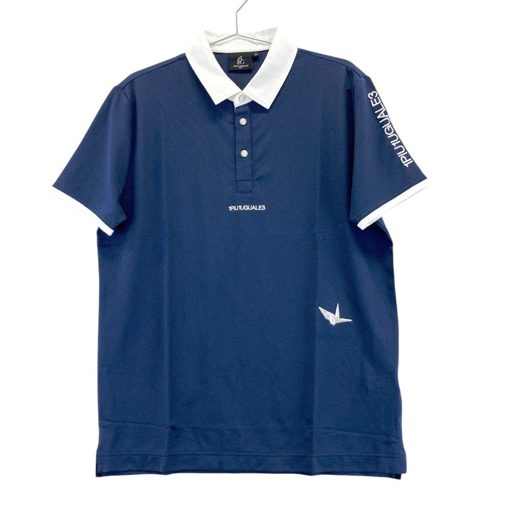 サイズ 4 1PIU1UGUALE3 GOLF GDT009 半袖ポロシャツ ネイビー系 240101367611 ゴルフウェア メンズ ストスト